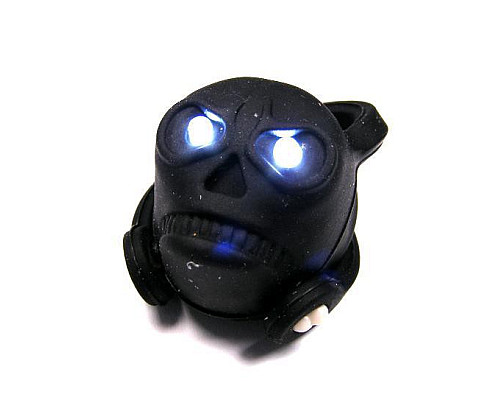 Ліхтар SKULL 2LED  + батарейки