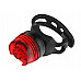 Задній ліхтар на акумуляторі MINI 1LED, 2 функція, червоний + батарейки