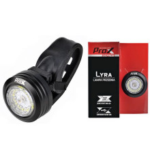 Ліхтар передній /Акумулятор/ PROX LYRA SMD LED 30LM 260mAh USB, Чорний