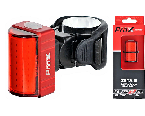 Ліхтар Задній /Акумулятор/ PROX ZETA S COB LED 80Lm, 500mAh USB