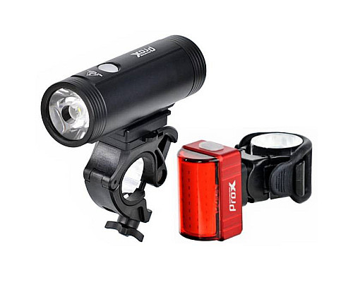 Ліхтар PROX SPIKA SET 1100Lm + ZETA S 80Lm USB-C, POWERBANK