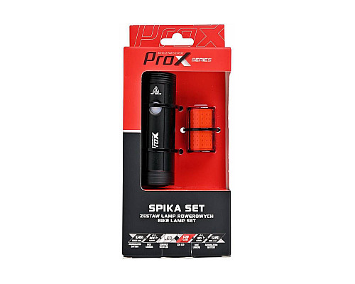 Ліхтар PROX SPIKA SET 1100Lm + ZETA S 80Lm USB-C, POWERBANK