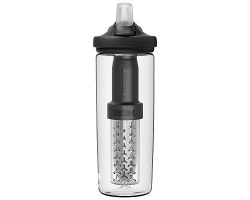 Пляшка прозора CamelBak eddy+ LifeStraw 600мл