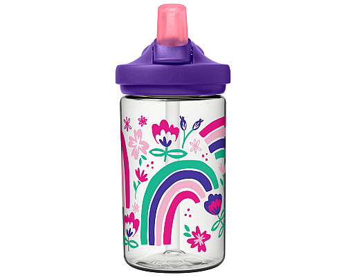 Пляшка CamelBak Eddy+ Kids 400ml веселка та квіти