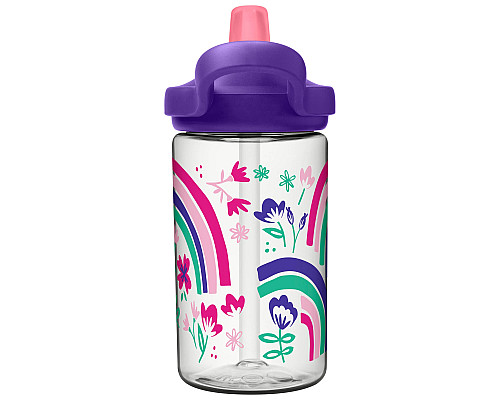 Пляшка CamelBak Eddy+ Kids 400ml веселка та квіти