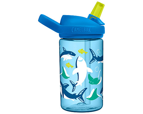 Пляшка CamelBak Eddy+ Kids 400ml блакитні акули