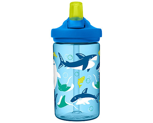 Пляшка CamelBak Eddy+ Kids 400ml блакитні акули