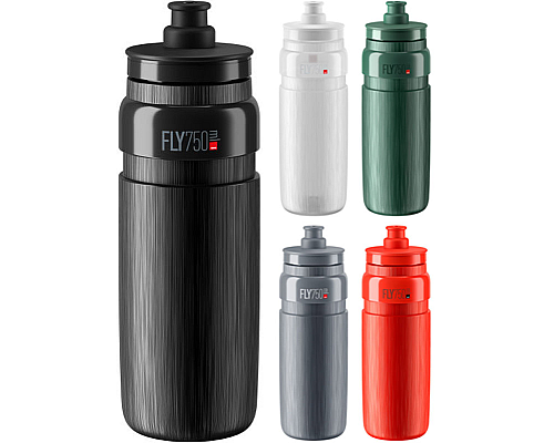 Пляшка для води   0,75л  ELITE FLY TEX CLEAR, прозора з ковпачком