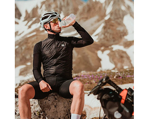 Пляшка для води   0,75л  ELITE FLY TEX CLEAR, прозора з ковпачком
