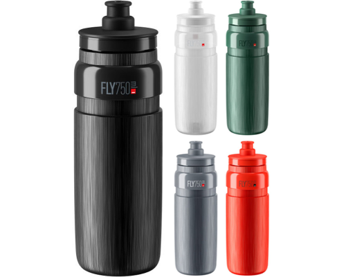Пляшка для води 0,55L ELITE FLY MTB TEX,  Чорна