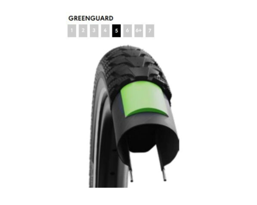 Шина 700 x 35C SCHWALBE MARATHON GREEN чорна Шина 700 x 35C SCHWALBE MARATHON GREEN чорна