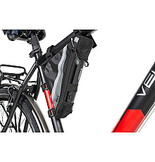  Сумка Трикутна на раму MERIDA SMART T-BAG III Чорно-Сіра