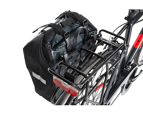 Сумка на багажник MERIDA WATERPROOF PANNIER II 2x30L сіра