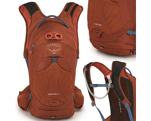 Plecak OSPREY RAPTOR 10 FIRESTARTER ORANGE V2 10l