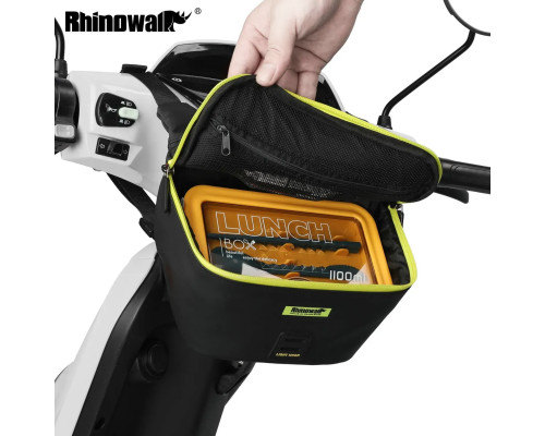 Сумка на кермо Rhinowalk E-Bike X21923 4 л, зелена