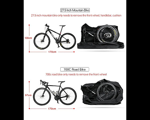 Чохол для велосипеда Rhinowalk MTB 26 RM261, чорний