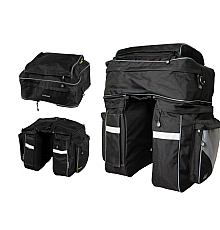 Сумка на багажник MERIDA BIG PANNIER 3 відділення 78л, чорна