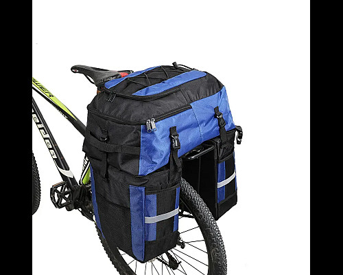 Велобаул 3-в-1  Rhinowalk E20655 70 л, синій