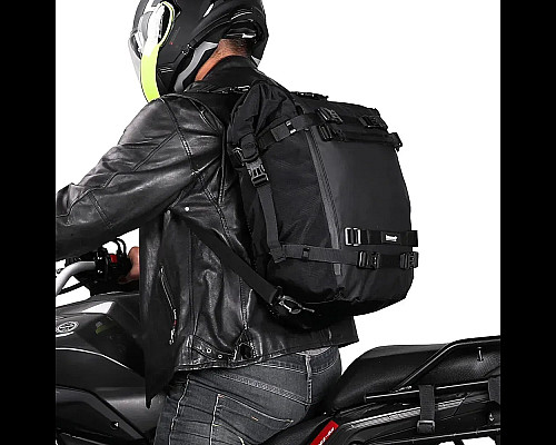 Сумка-рюкзак на багажник Rhinowalk Motorcycle MT21620 20 л, чорна