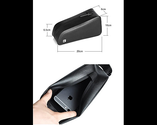 Чохол для телефона на раму Rhinowalk Bike Phone RK18330 1,2 л, чорний