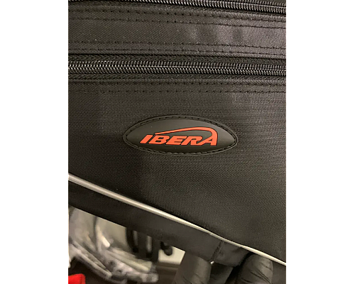 Каркасна сумка велика IBERA IB-FB1 L  40x28x6 см, 4 кишені, 2,5 Л чорна