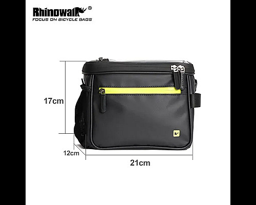 Сумка на кермо Rhinowalk Multifunctional RK18996T BM 4,5 л, чорна