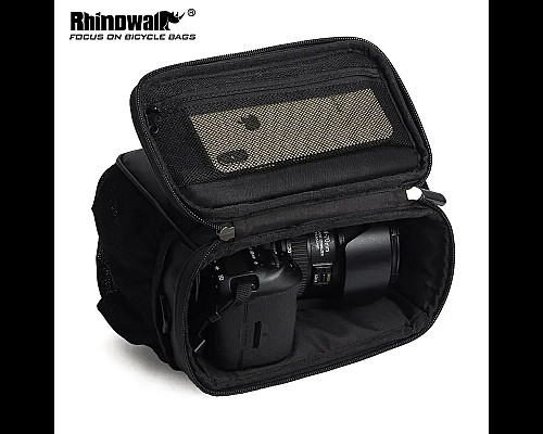 Сумка на кермо Rhinowalk Multifunctional RK18996T BM 4,5 л, чорна