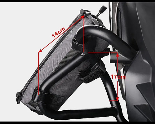 Сумка на кермо Rhinowalk 2,4 л RK9103, камуфляжна сіра