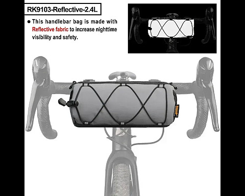 Сумка на кермо Rhinowalk RK9103 2,4 л, світловідбивна