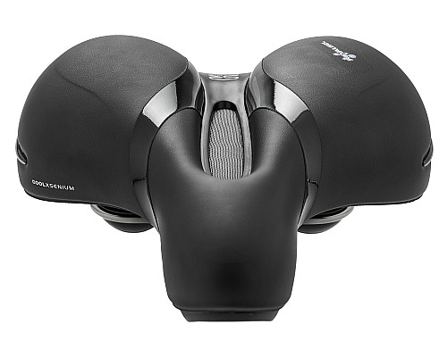 Велосипедне сідло SELLE ROYAL RESPIRO SOFT RELAXED 90 градусів гель + еластомери унісекс