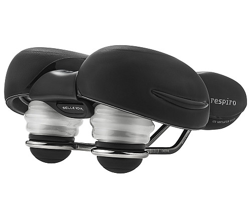 Велосипедне сідло SELLE ROYAL RESPIRO SOFT RELAXED 90 градусів гель + еластомери унісекс