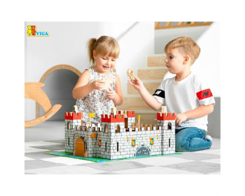 Дерев'яний набір Viga Toys Іграшковий замок (50310)