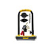 Велозамок  ONGUARD PitBull STD 8003 U-LOCK - ключі з кодом