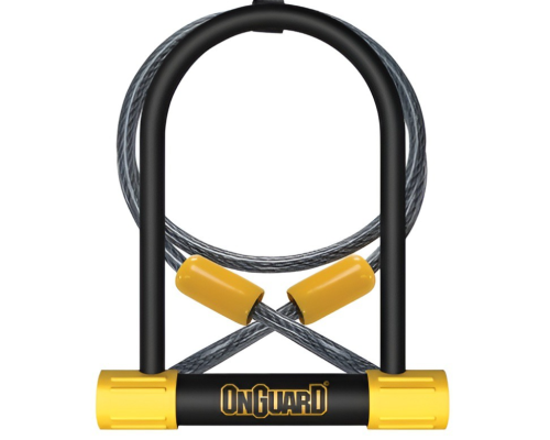 Велозамок ONGUARD Bulldog DT 8012 U-LOCK - 13 Мм 115 Мм 230 Мм - 5 Х Ключів З Кодом + Трос 10 Мм 120 См