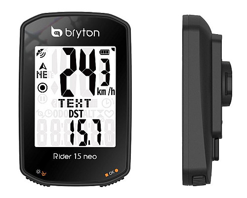 Велонавігатор BRYTON RIDER 15 NeoE  - чорний