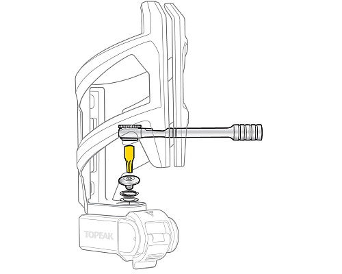 Ключ велосипедний TOPEAK RATCHET ROCKET LITE DX+, 17 функцій