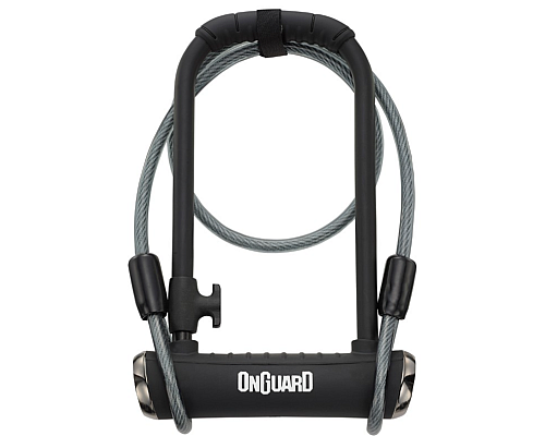 Замок ONGUARD PitBull DT 8005X X-Series U-LOCK - 14 Мм 115 Мм 230 Мм - 5 Х Ключів З Кодом + Мотузка 10 Мм 120 См ЧОРНИЙ
