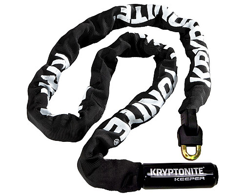 Велосипедний захисний ланцюг Kryptonite Keeper 712 Integrated Chain 0,7 см X 120 - чорний