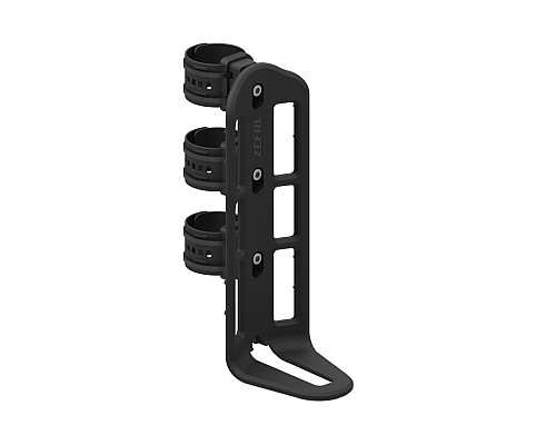 Велосумка ZEFAL BIKEPACKING FORK BAG WITH ADVENTURE FORK PACK & HOLDER - червона