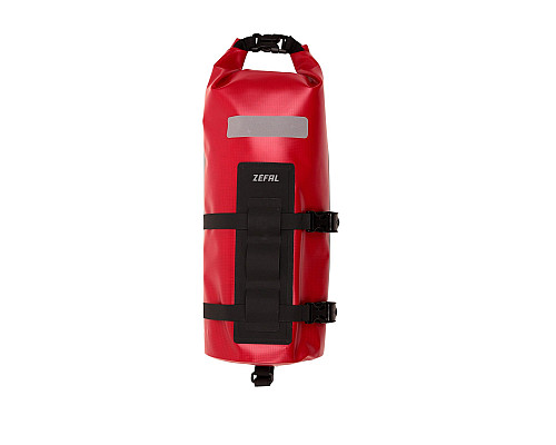 Велосумка ZEFAL BIKEPACKING FORK BAG WITH ADVENTURE FORK PACK & HOLDER - червона
