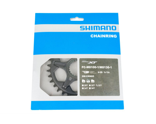Шатун SHIMANO XT M8100 SM-CRM85 32T - чорний Шатун SHIMANO XT M8100 SM-CRM85 32T - чорний