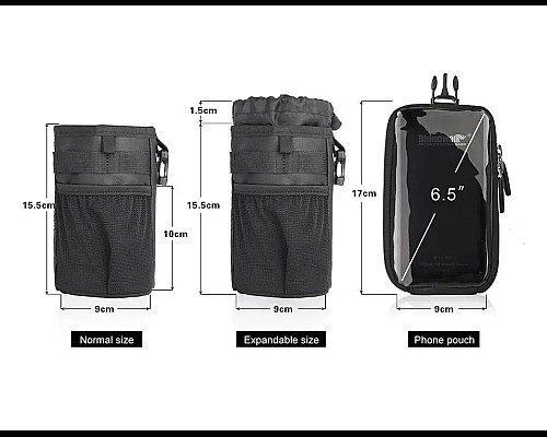 Чохол 2в1 Rhinowalk FP/PP Set RK9105, чорний Чохол 2в1 Rhinowalk FP/PP Set RK9105, чорний