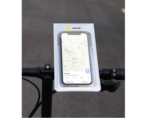 Чохол для телефона на кермо Rhinowalk Bike Phone 7 SK300, сріблястий Чохол для телефона на кермо Rhinowalk Bike Phone 7 SK300, сріблястий