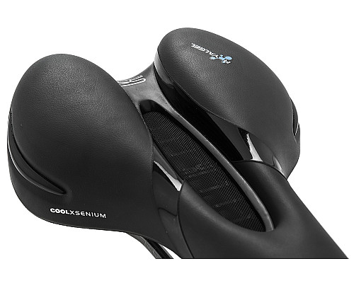 Сідло для велосипеда SELLE ROYAL RESPIRO SOFT ATHLETIC 45 градусів. гель + еластомери унісекс