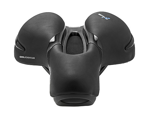 Сідло для велосипеда SELLE ROYAL RESPIRO SOFT ATHLETIC 45 градусів. гель + еластомери унісекс