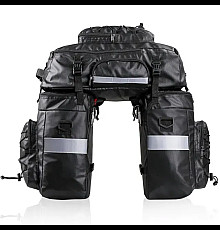 Велобаул 3-в-1 Rhinowalk Transformer X21606 65 л, чорний