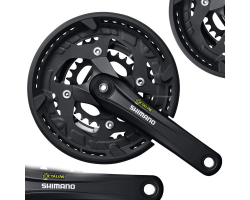Шатун  p+l 48x36x26/175мм SHIMANO FC-T4010 Alivio - чорний