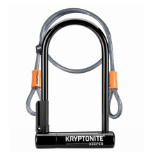 Велозамок KRYPTONITE KEEPER 12 STANDARD U-LOCK  + Мотузка 10,2 См X 20,3 См