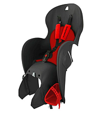 Дитяче крісло KROSS T4CFO00004  на багажник, чорно-червоне