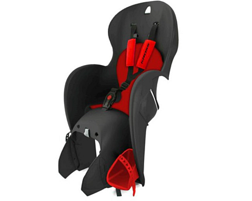 Дитяче крісло KROSS T4CFO00004  на багажник, чорно-червоне